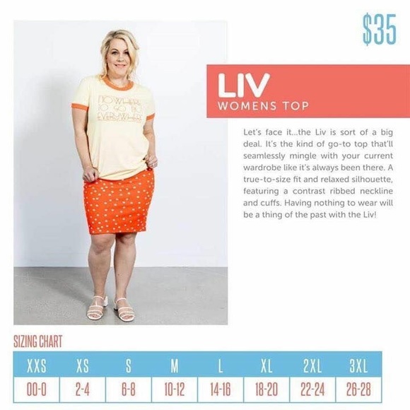 3x Lularoe Liv - Picture 2 of 2